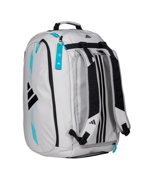 Paletero Adidas Protour Blanco/Azul Martita Ortega 3.4 2025