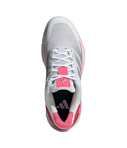 Adidas Crazyquick Boost Padel Women's Shoes White/Pink 2024