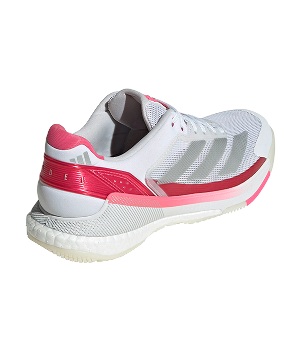 Adidas Crazyquick Boost Padel Women's Shoes White/Pink 2024