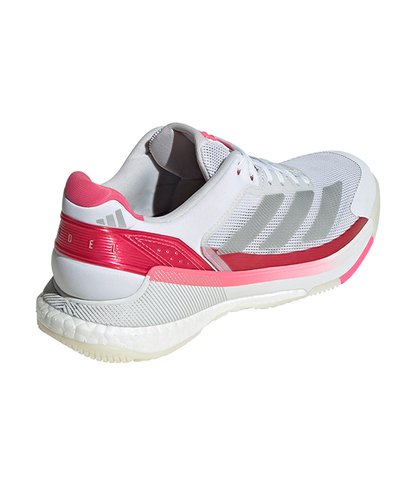 Adidas Crazyquick Boost Padel Women's Shoes White/Pink 2024